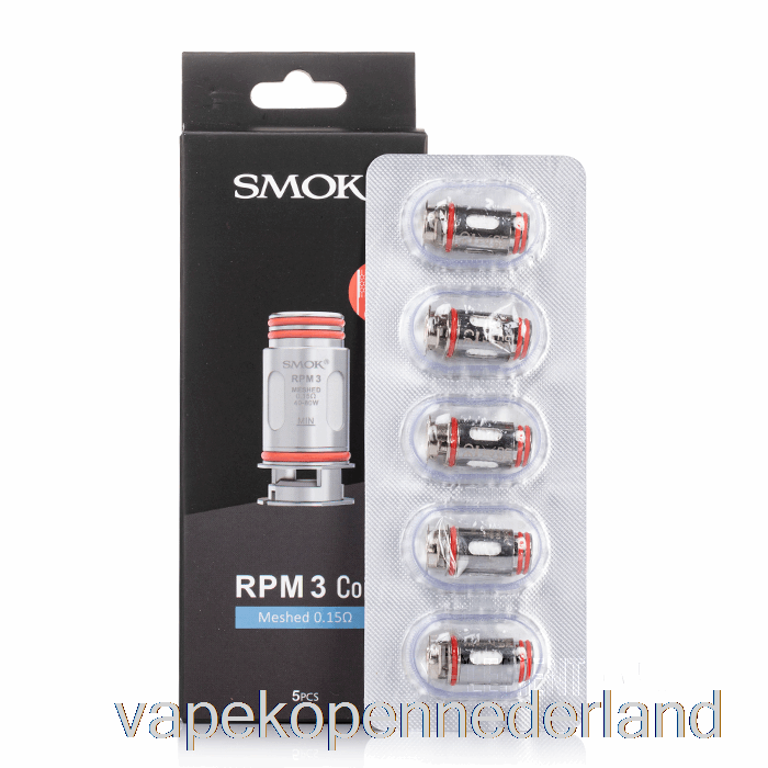 Vape Nederland Smok Rpm 3 Vervangende Spoelen 0.15ohm Rpm 3 Mesh-spoelen